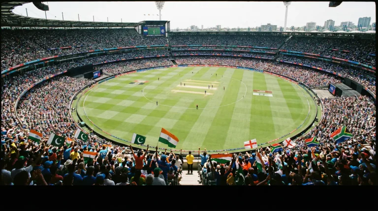 Scommesse cricket World Cup - stadio gremito durante una partita della Coppa del Mondo ICC